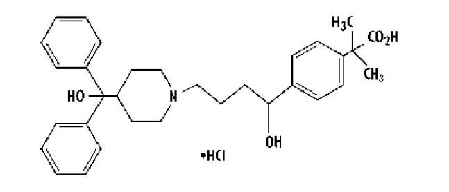 Cloridrato De Fexofenadina-API