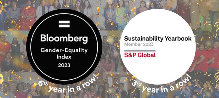 Dr. Reddy’s included in Bloomberg Gender-Equality Index for the 6th year in a row and S&amp;P Global’s Sustainability Yearbook for the 3rd year