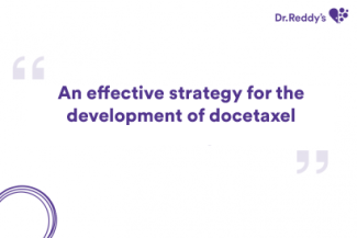 An effective strategy for the development of docetaxel